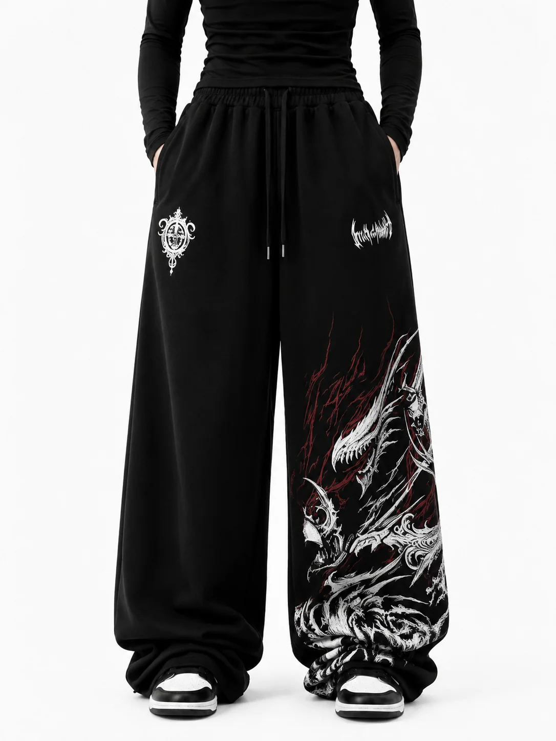 Men Vintage Ink Dragon Totem C - Fashion Street Night recension och pris