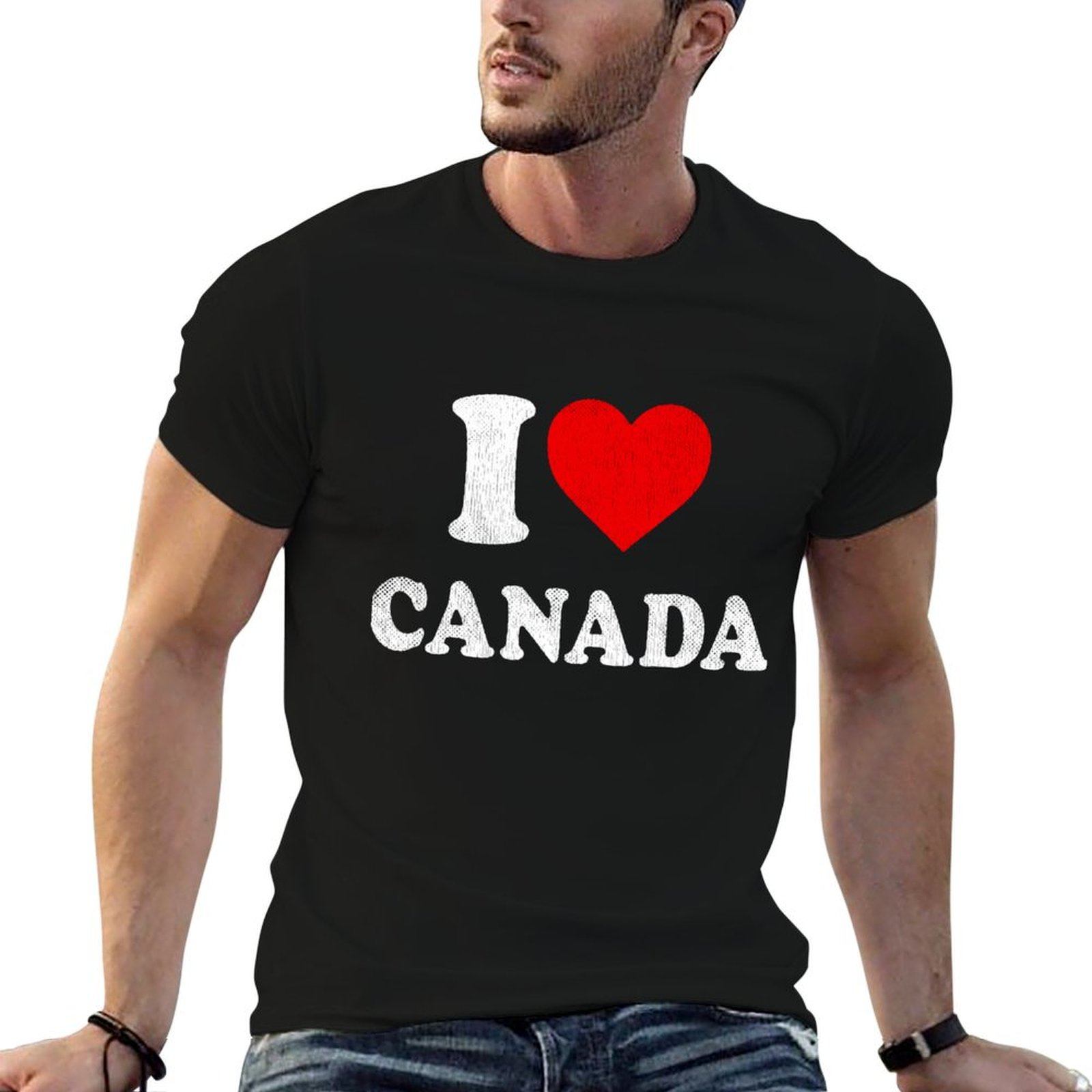 I Love Canada Tshirt Souvenir - Street Fashion Canada recension och pris