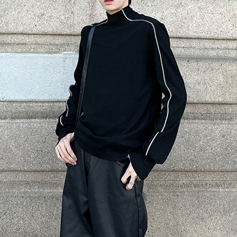 Men Long Sleeves Stand Hooded  - Street Fashion Men 2025 recension och pris