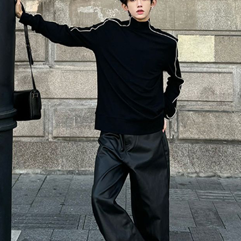 Men Long Sleeves Stand Hooded  - Street Fashion Men 2025 recension och pris