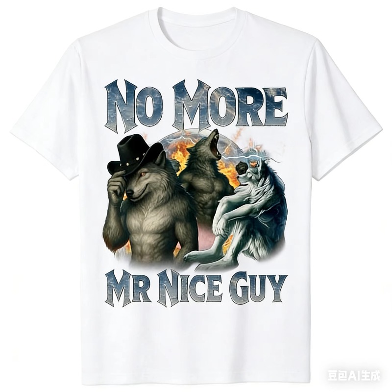 No More Mr Nice Guy Funny Alph - Street Fashion For Short Guys recension och pris